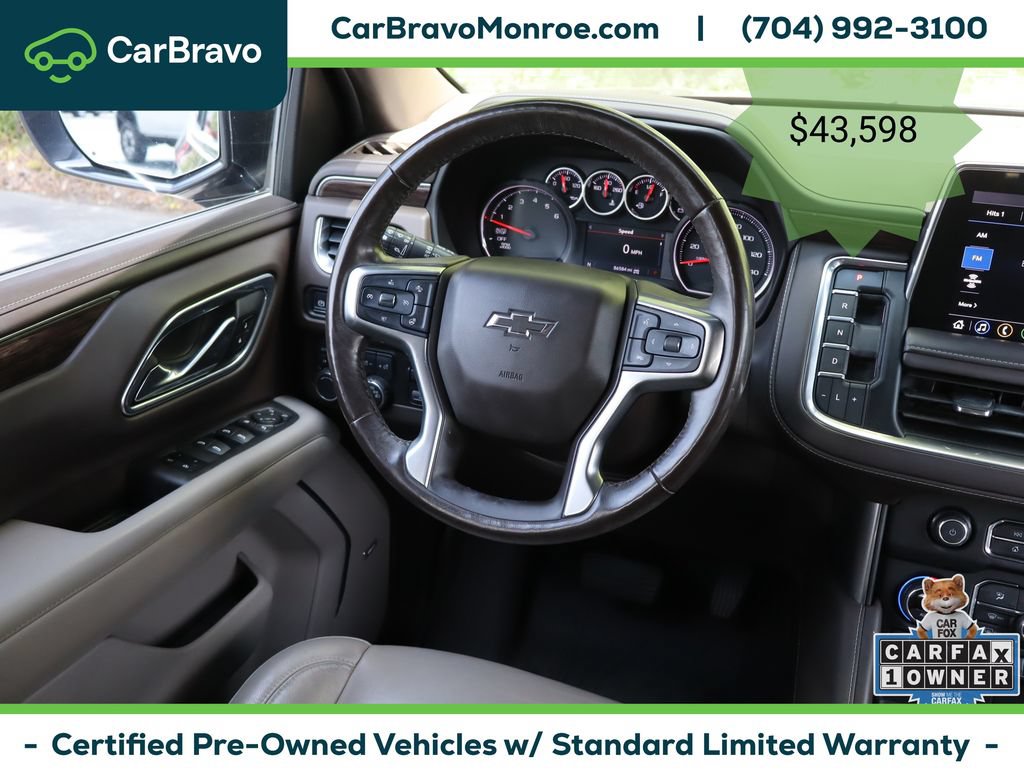 Certified 2021 Chevrolet Tahoe Z71 w/ Z71 Signature Package AWD/4WD image 21