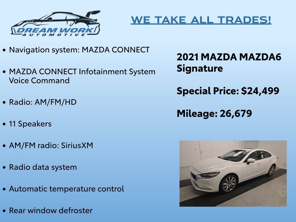 Used 2021 MAZDA MAZDA6 Signature image 2