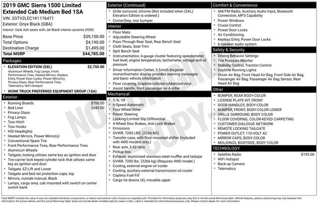 Used 2019 GMC Sierra 1500 Limited w/ Elevation Edition AWD/4WD image 7