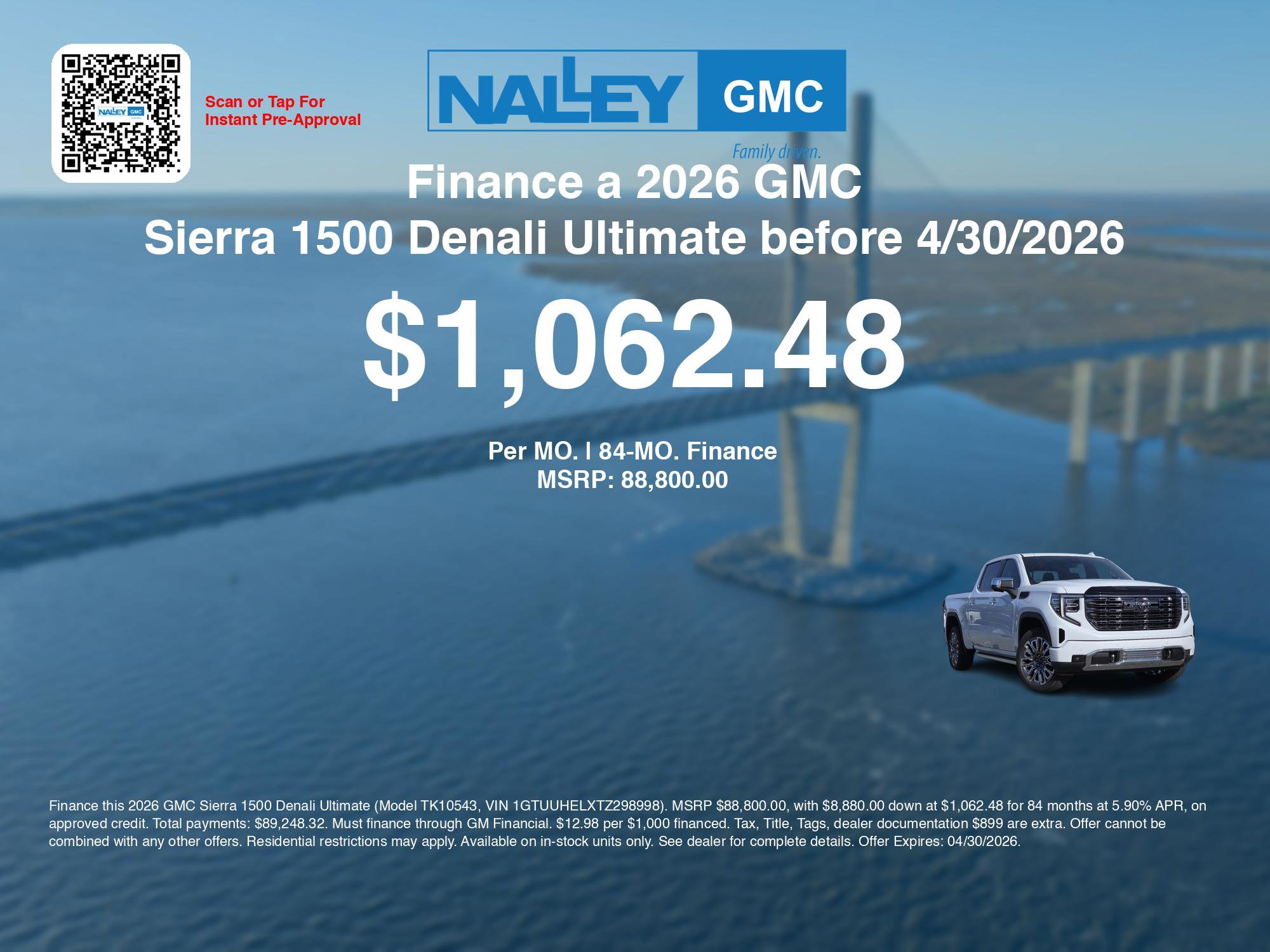 New 2026 GMC Sierra 1500 Denali Ultimate image 7