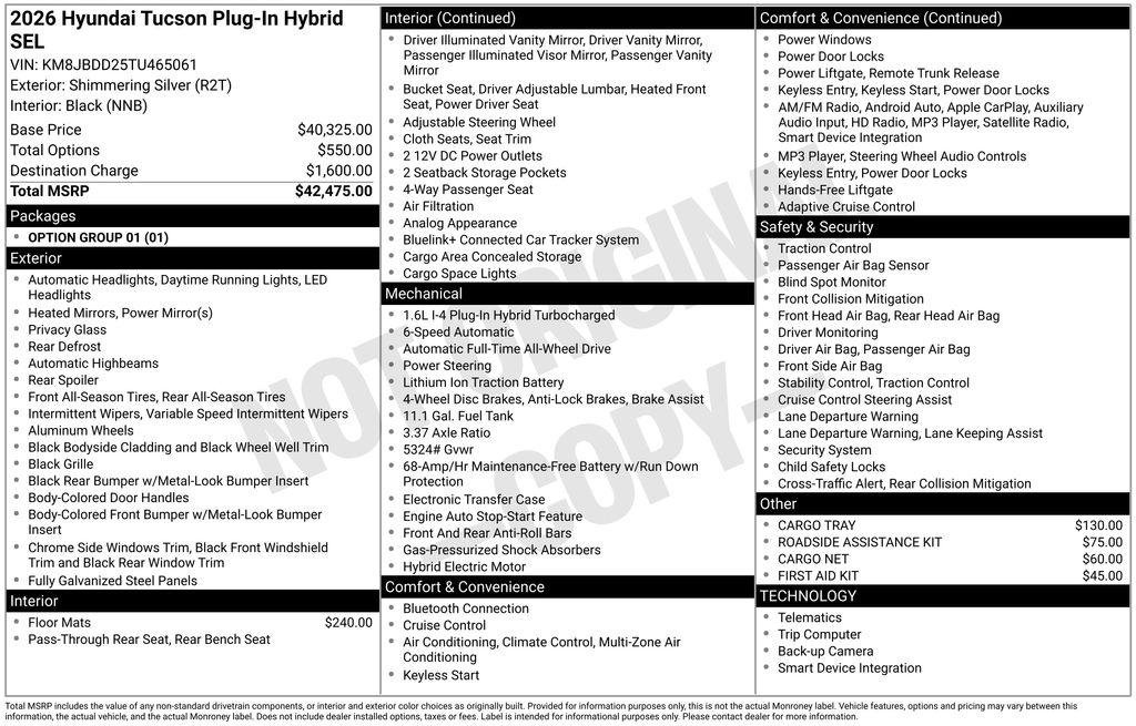 New 2026 Hyundai Tucson SEL AWD/4WD image 29