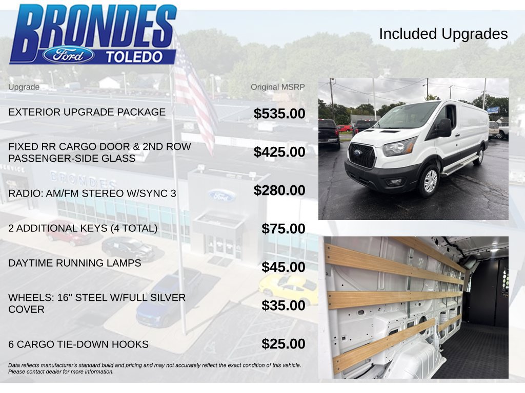 Used 2025 Ford Transit 250 Low Roof w/ Exterior Upgrade Package RWD image 6