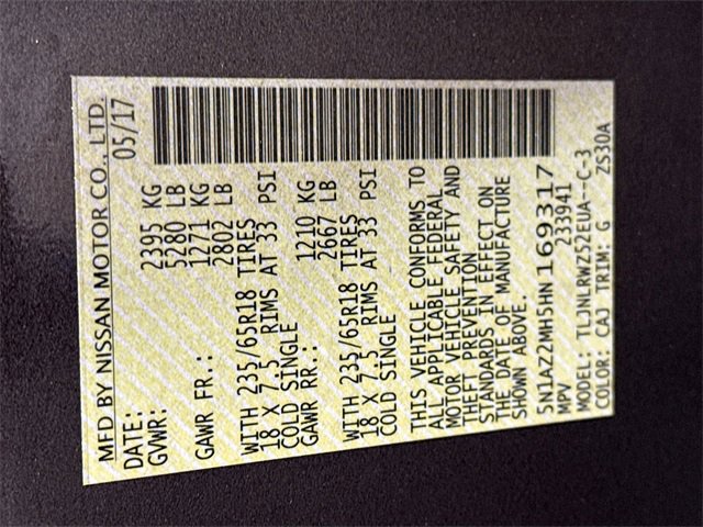 Used 2017 Nissan Murano SL w/ SL Technology Package image 35