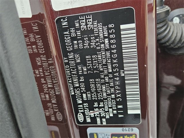 Used 2019 Kia Sorento EX w/ EX Touring Package image 23