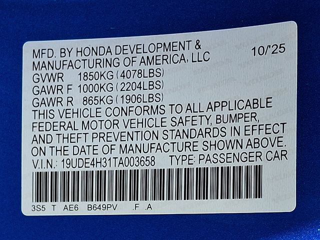 Certified 2026 Acura Integra A-Spec FWD image 27
