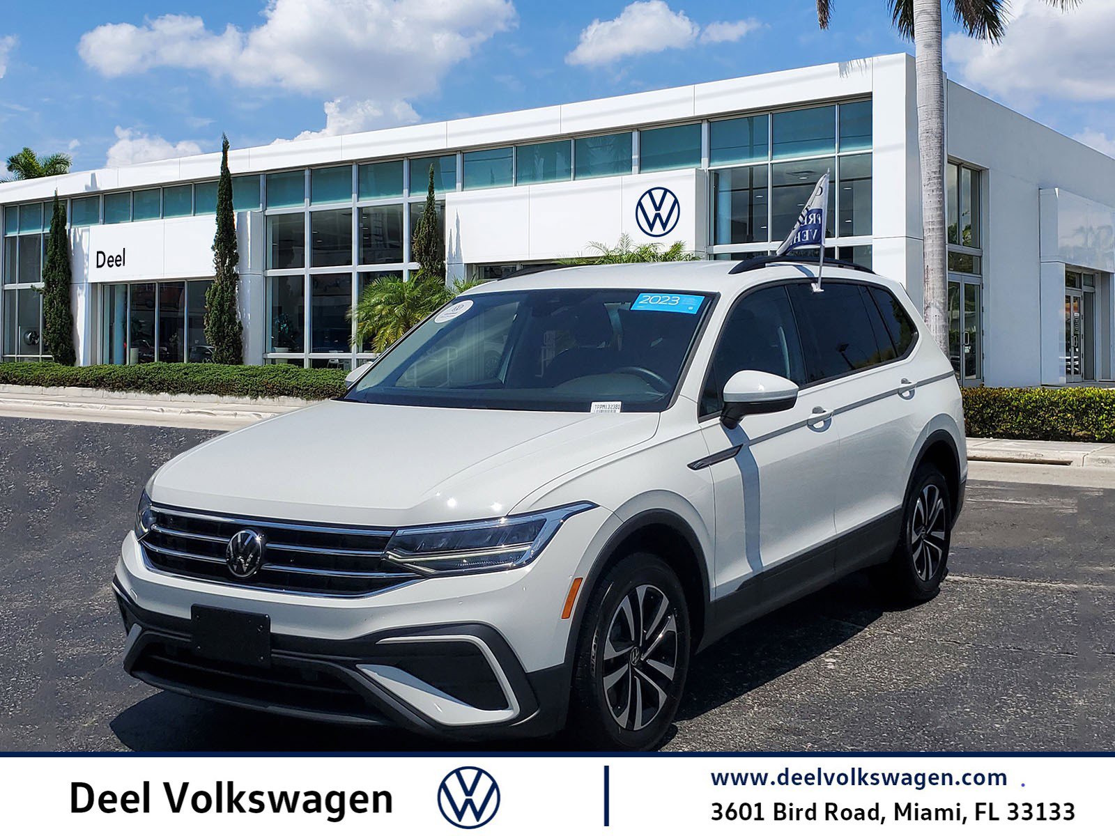 Certified 2023 Volkswagen Tiguan S w/ IQ.Drive Package FWD image 1