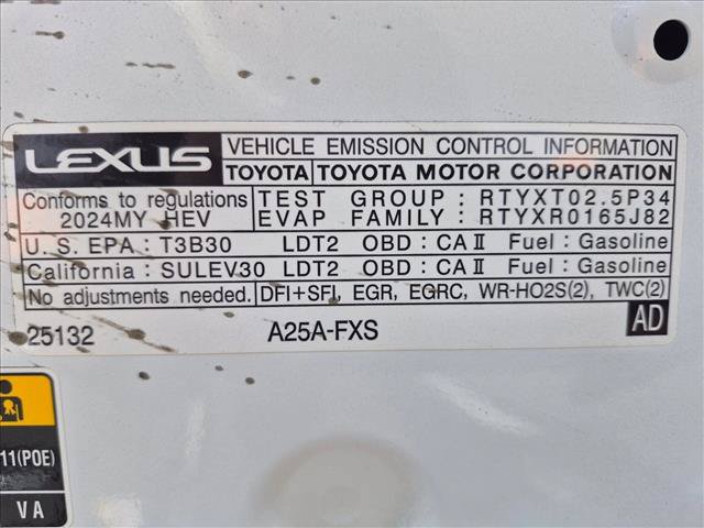 Used 2024 Lexus NX 350h AWD w/ Cold Area Package image 22