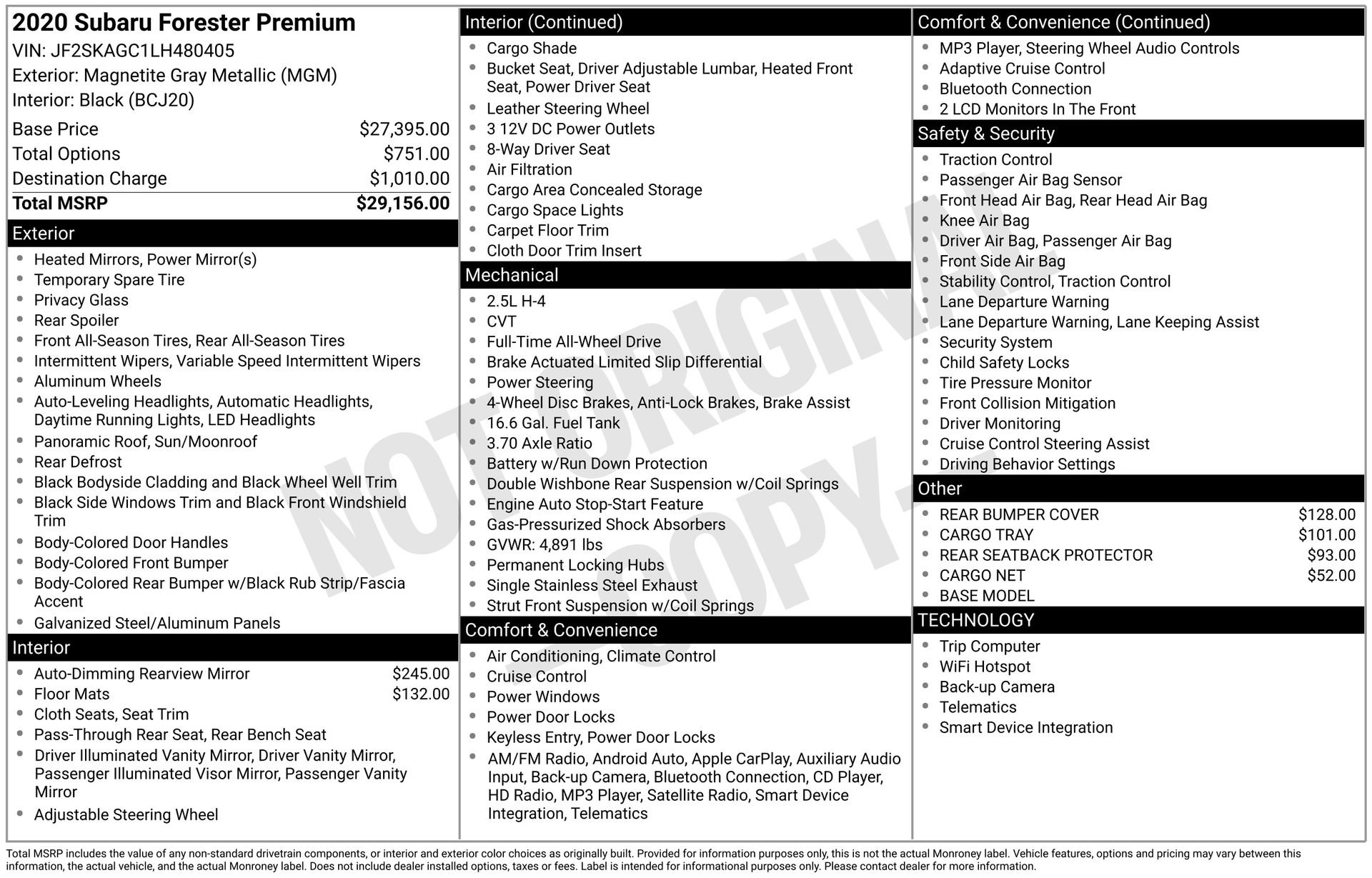 Used 2020 Subaru Forester Premium image 5