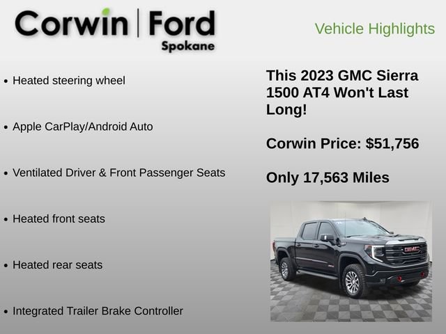 Used 2023 GMC Sierra 1500 AT4 image 12