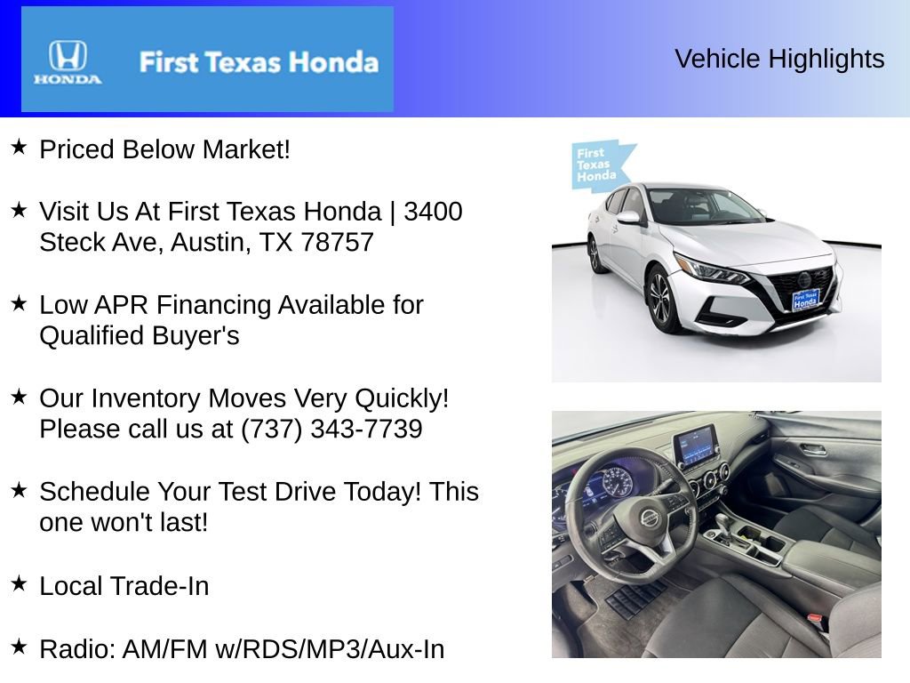 Used 2023 Nissan Sentra SV w/ All-Weather Package image 5