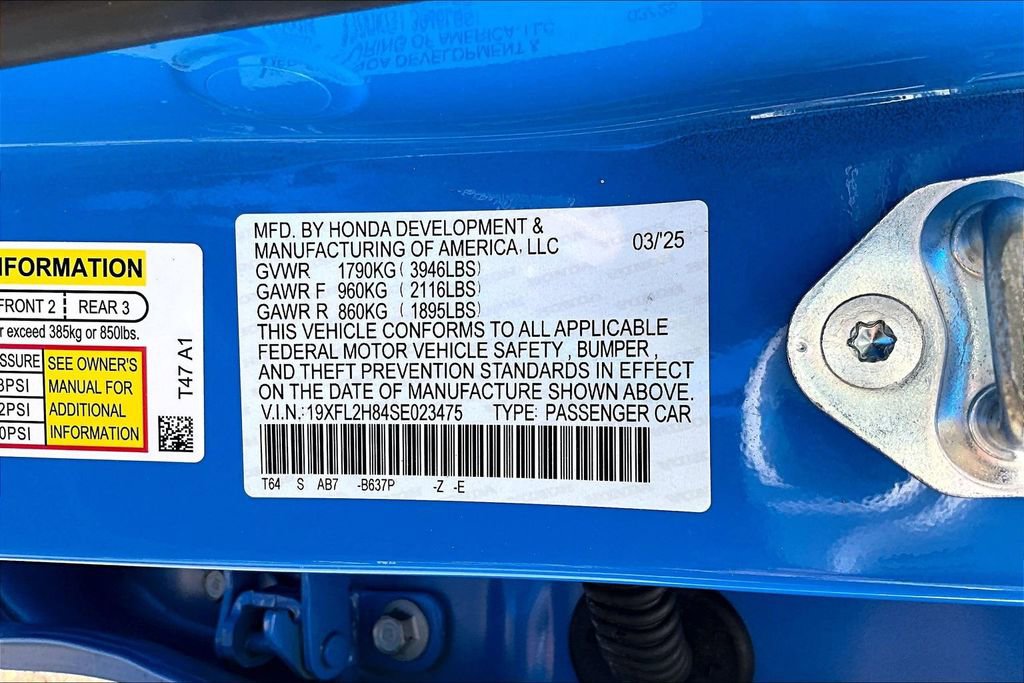 Certified 2025 Honda Civic Sport image 14