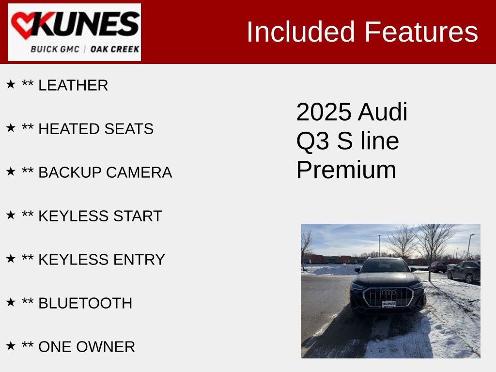 Used 2025 Audi Q3 2.0T Premium image 2