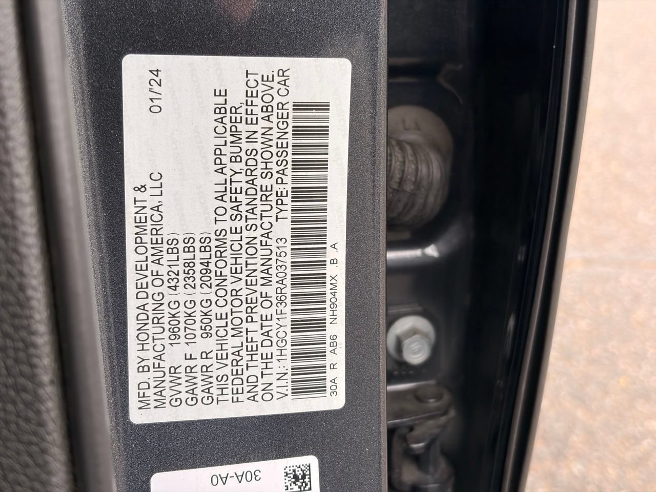 Used 2024 Honda Accord EX image 32
