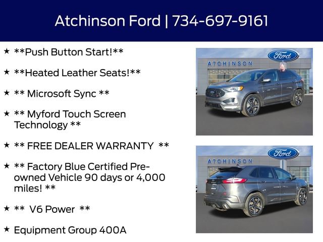 Certified 2022 Ford Edge ST image 8