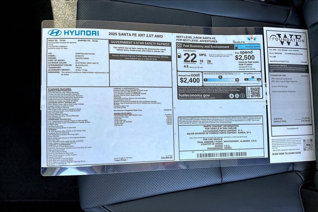 Used 2025 Hyundai Santa Fe XRT image 22