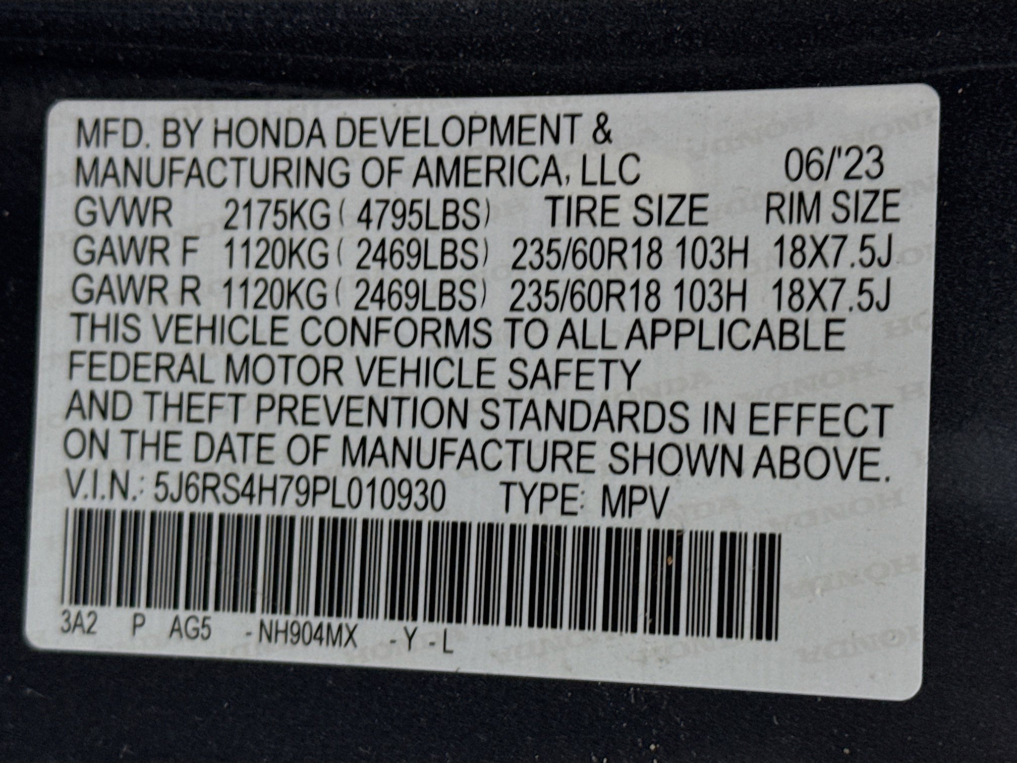 Certified 2023 Honda CR-V EX-L image 31