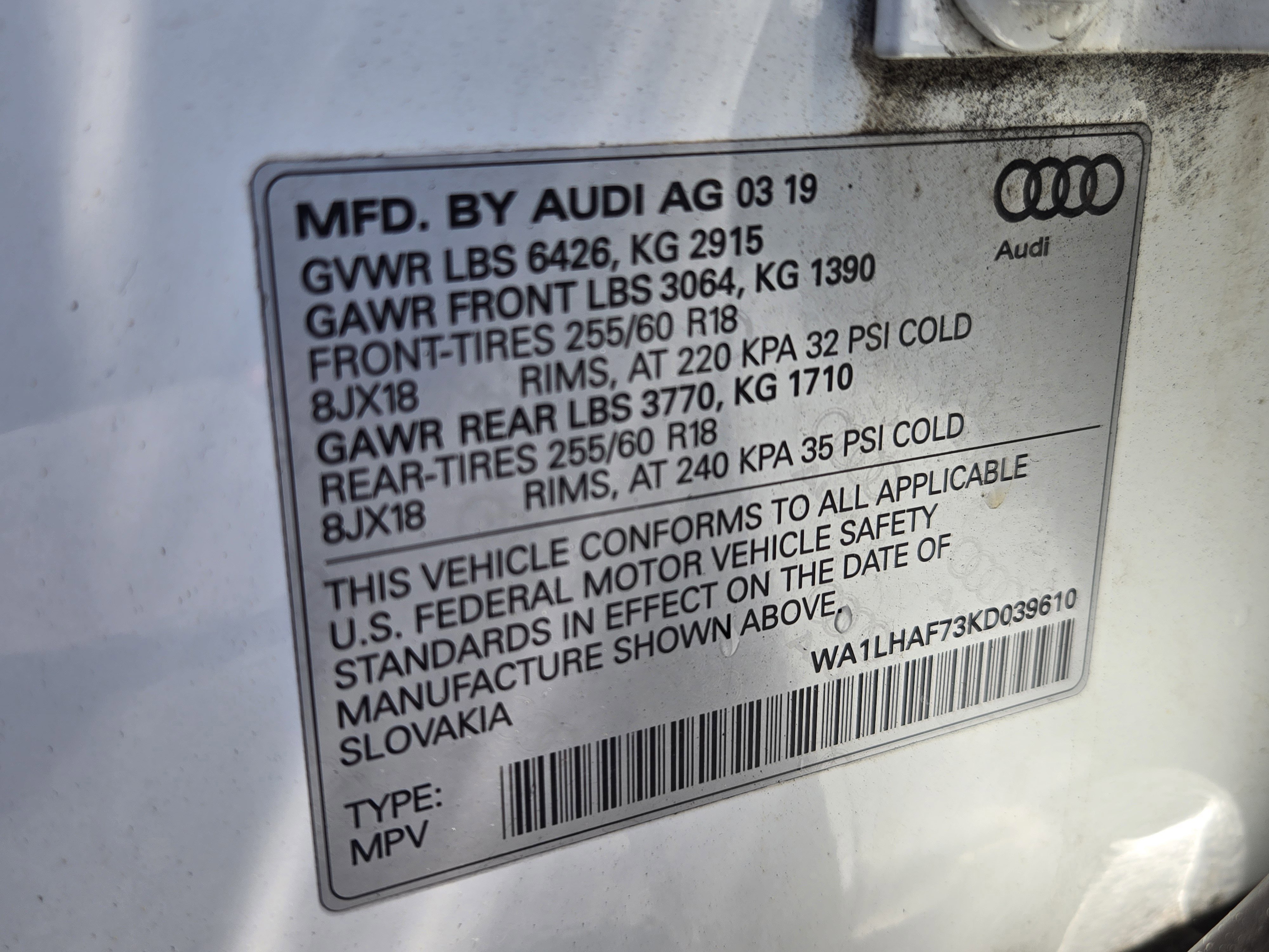 Used 2019 Audi Q7 2.0T Premium Plus w/ Premium Plus Package AWD/4WD image 10