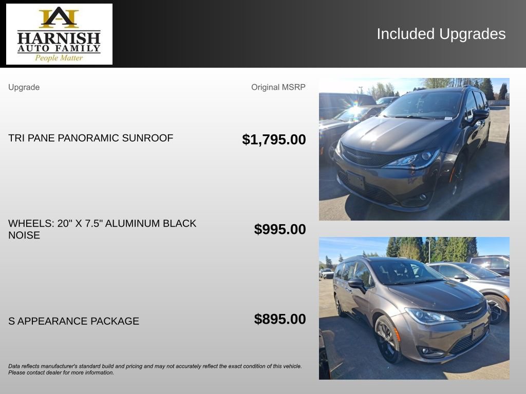 Used 2019 Chrysler Pacifica Touring-L Plus w/ S Appearance Package image 4