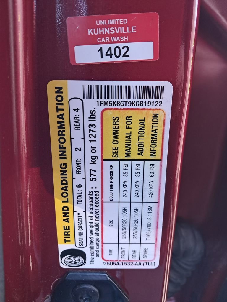 Used 2019 Ford Explorer Sport w/ Equipment Group 401A image 62