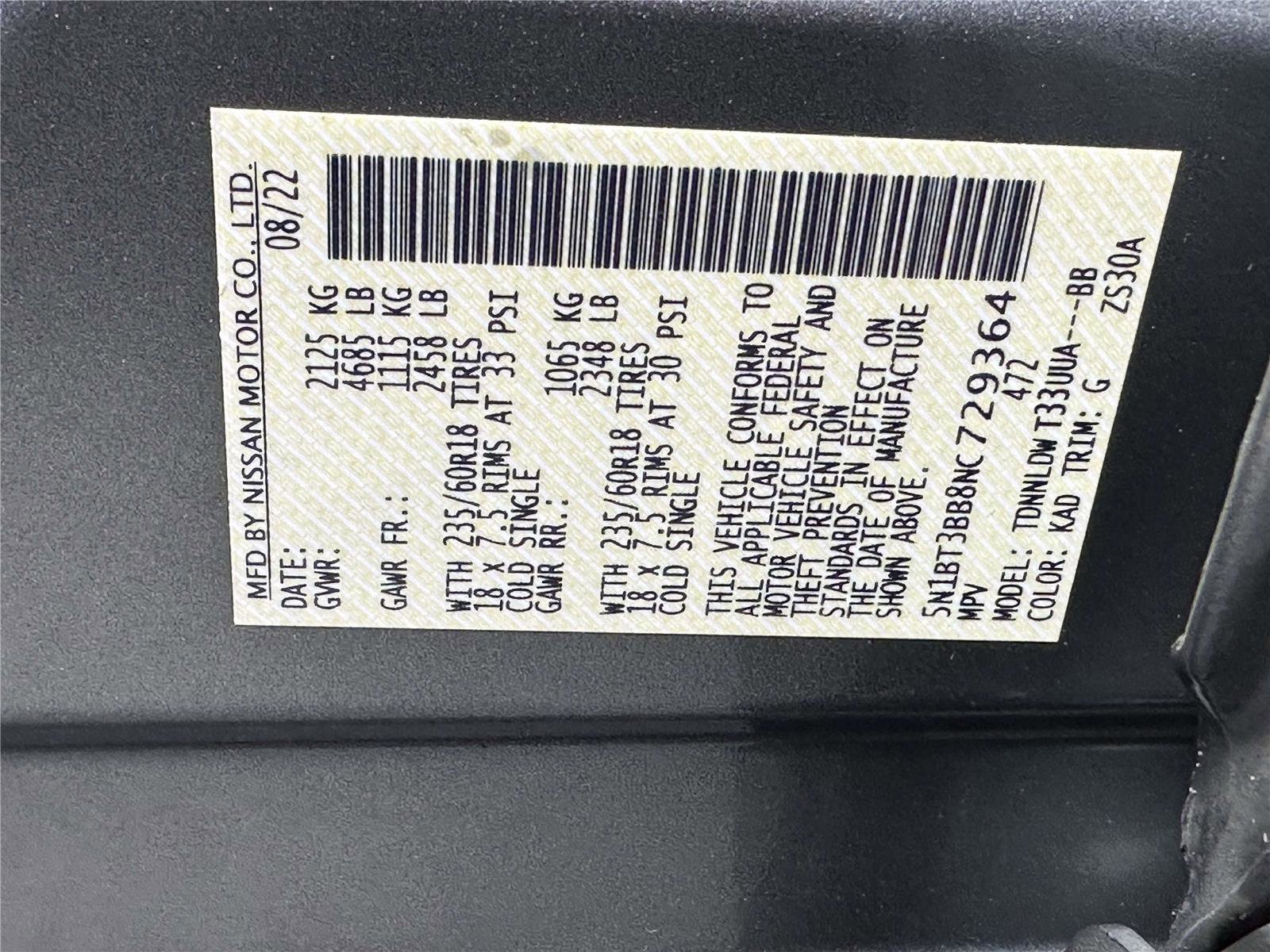 Certified 2022 Nissan Rogue SV image 35