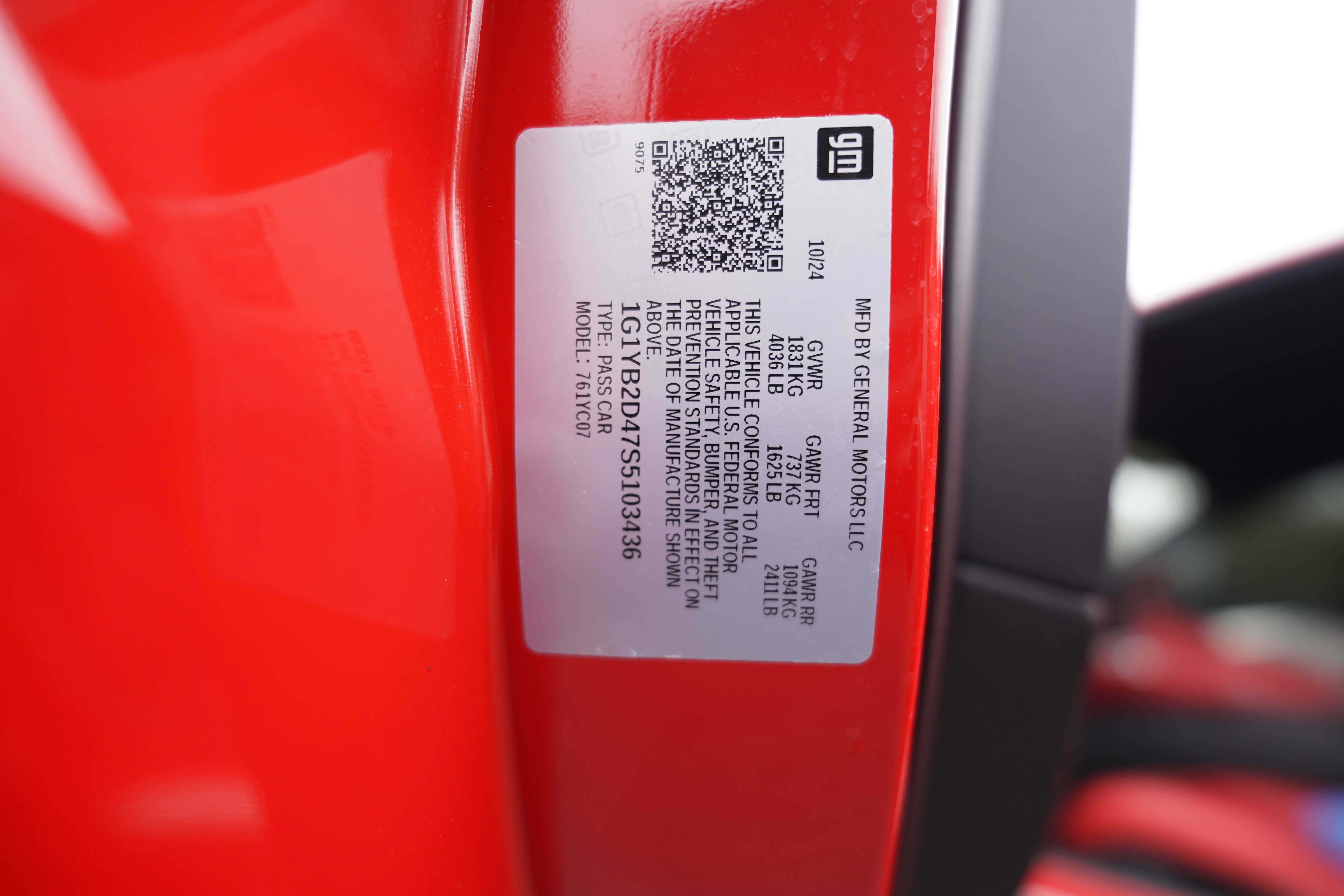 Used 2025 Chevrolet Corvette Stingray Preferred Cpe w/ 2LT RWD image 48