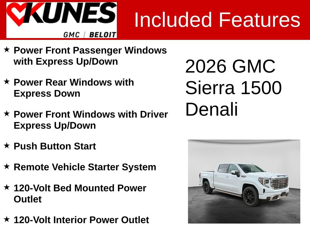 New 2026 GMC Sierra 1500 Denali w/ Technology Package AWD/4WD image 3