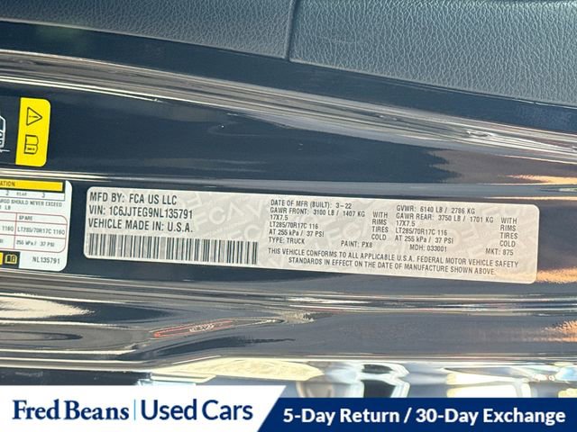 Used 2022 Jeep Gladiator Mojave w/ LED Lighting Group image 33