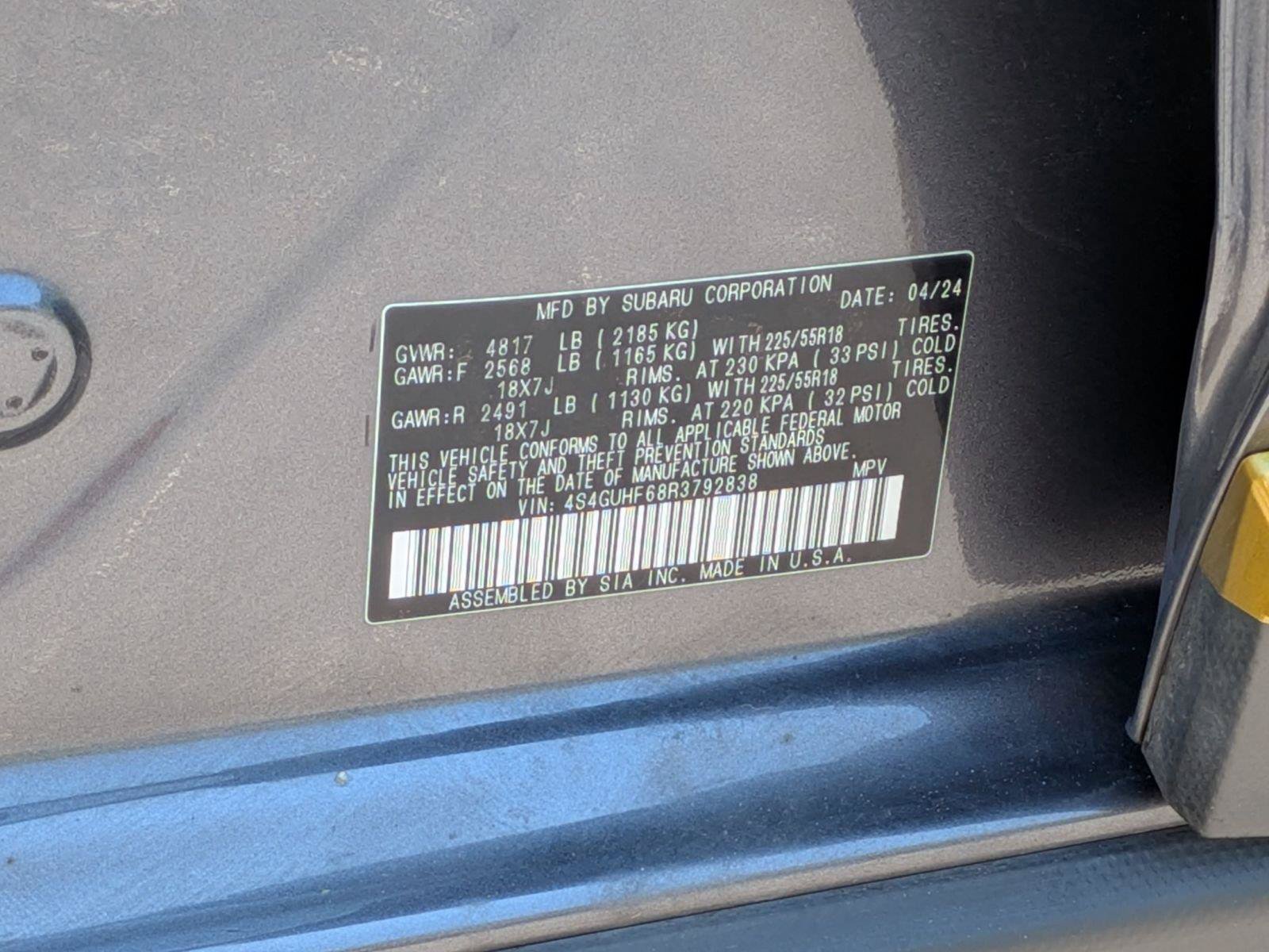 Certified 2024 Subaru Crosstrek 2.5i Sport AWD/4WD image 34