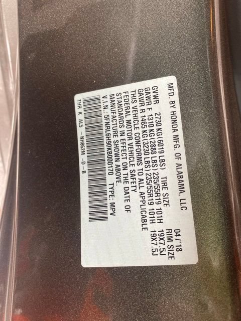 Used 2019 Honda Odyssey Elite image 6