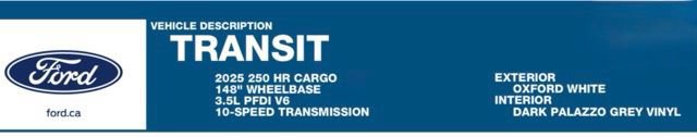 Used 2025 Ford Transit 250 148 High Roof Extended w/ Load Area Protection Package RWD image 4