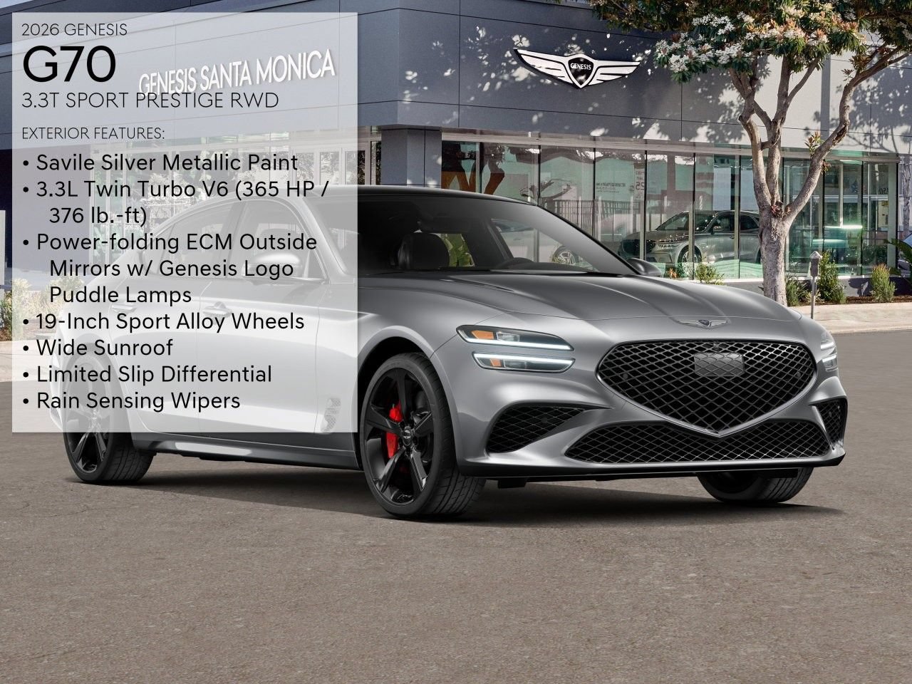 New 2026 Genesis G70 3.3T Sport Prestige RWD image 32
