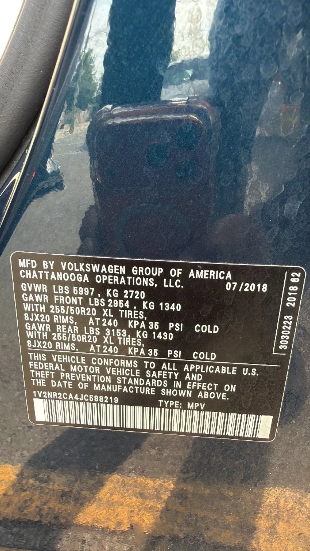 Used 2018 Volkswagen Atlas SEL Premium AWD/4WD image 34