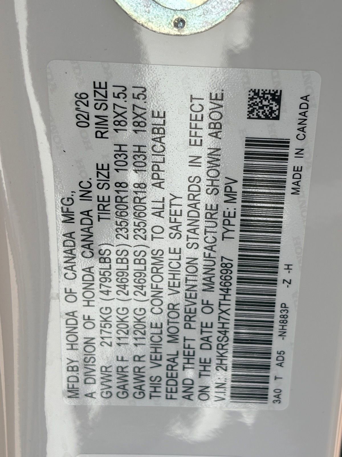 New 2026 Honda CR-V EX-L image 22