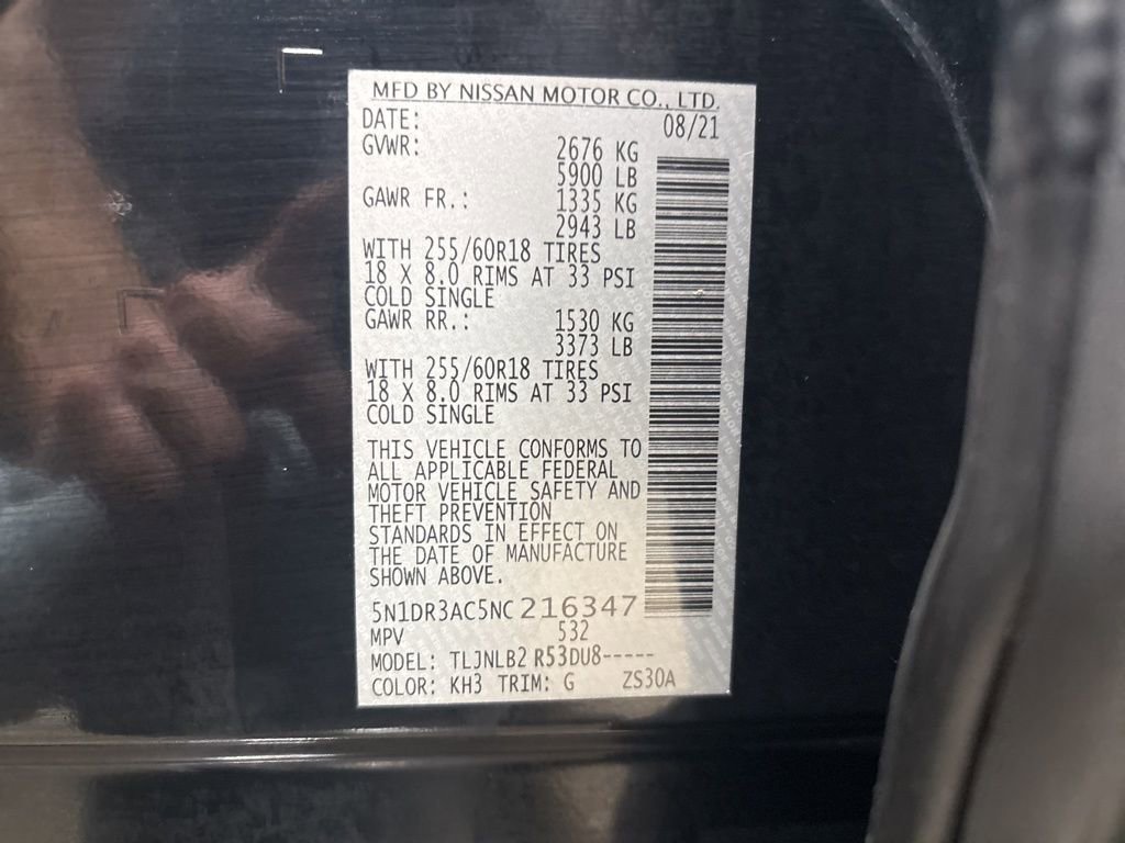 Used 2022 Nissan Pathfinder S image 28