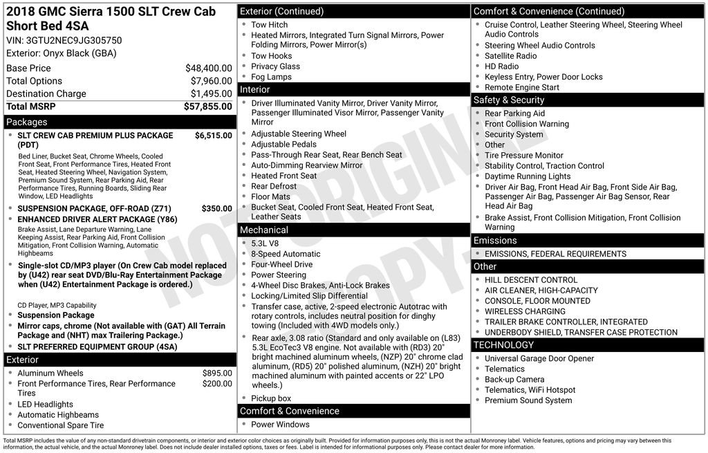 Used 2018 GMC Sierra 1500 SLT image 27