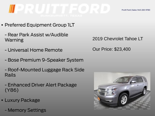 Used 2019 Chevrolet Tahoe LT w/ Luxury Package AWD/4WD image 25