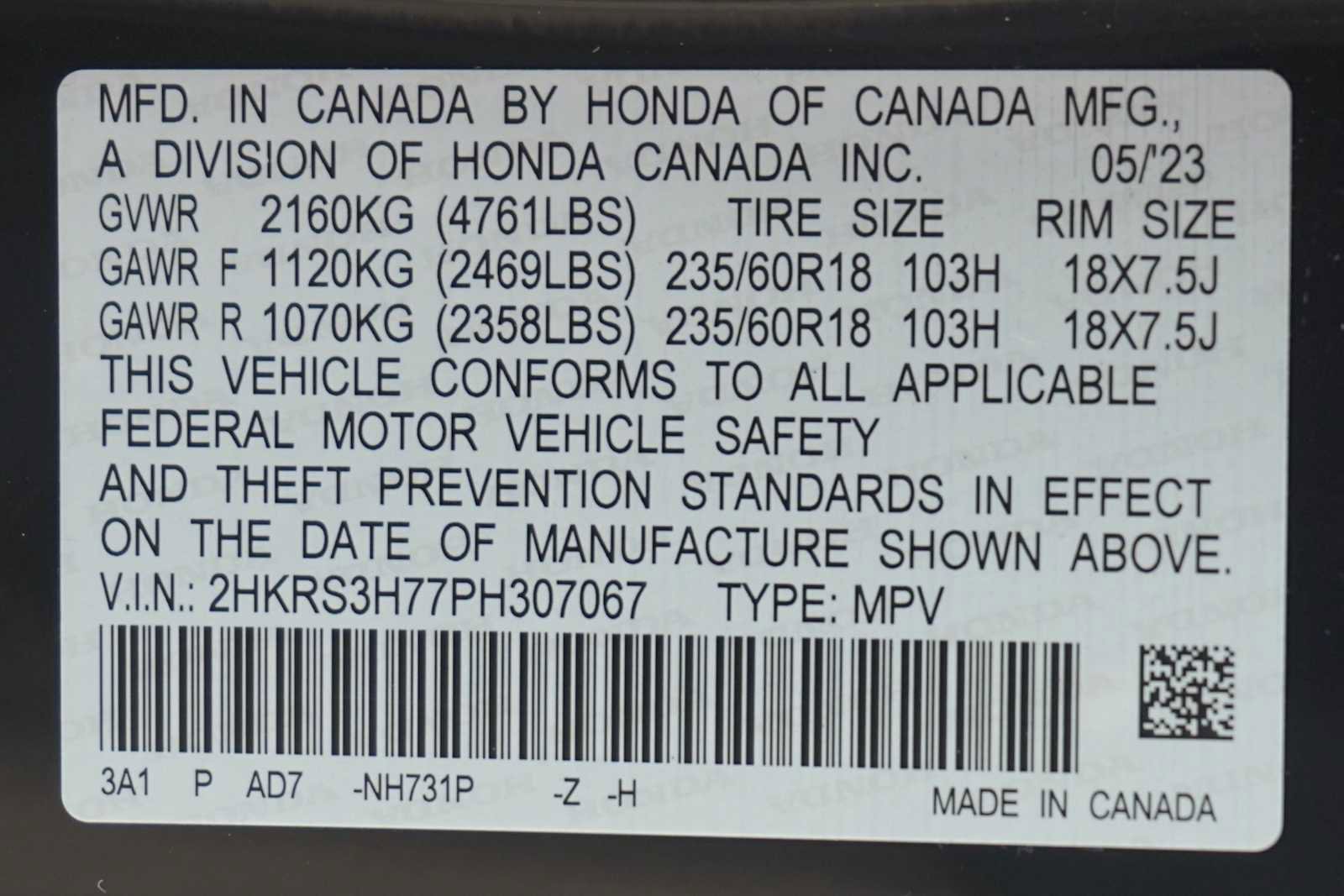 Certified 2023 Honda CR-V EX-L image 30
