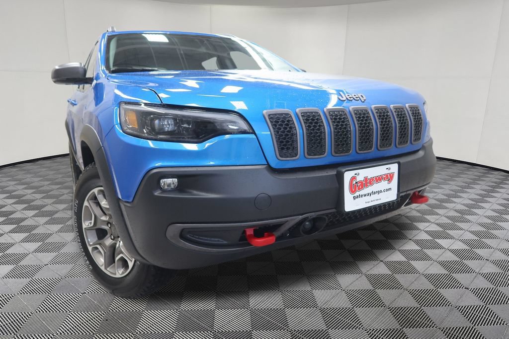 Used 2021 Jeep Cherokee Trailhawk w/ Premium Leather Package AWD/4WD image 2