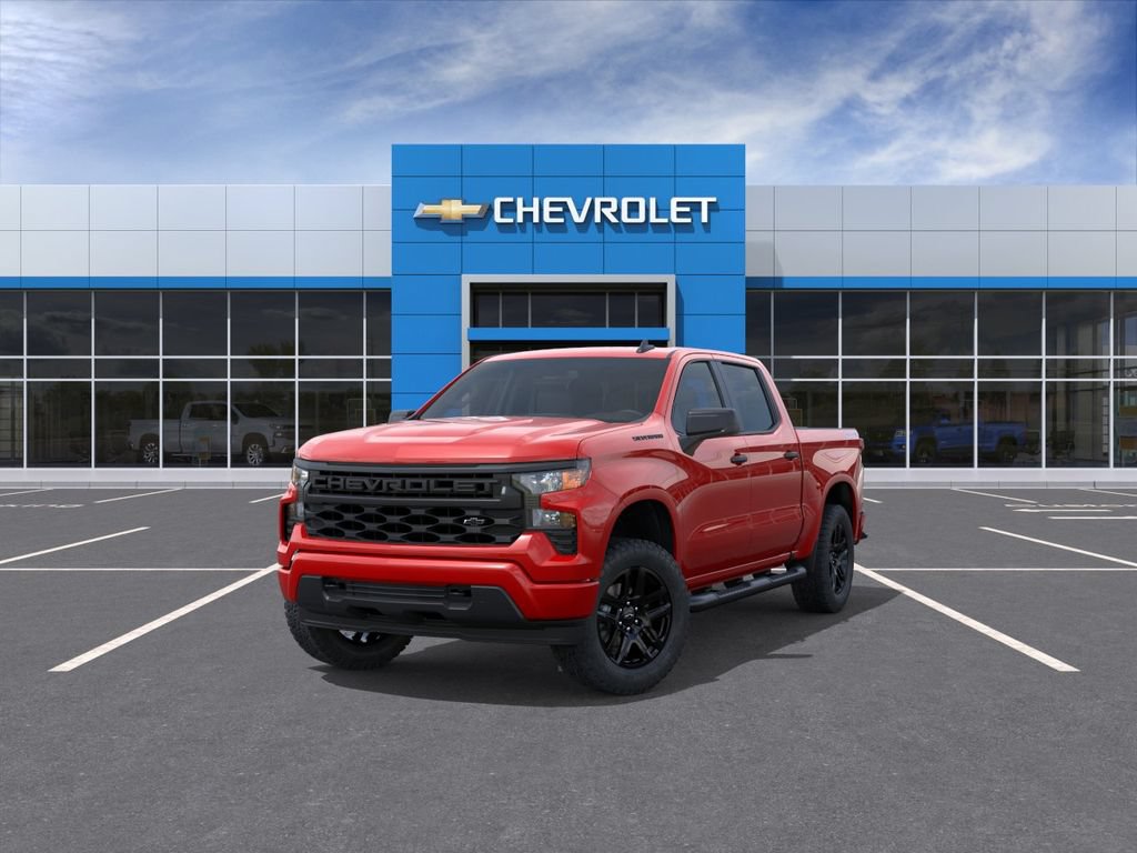 New 2026 Chevrolet Silverado 1500 Custom w/ Turbomax Blackout Package AWD/4WD image 8