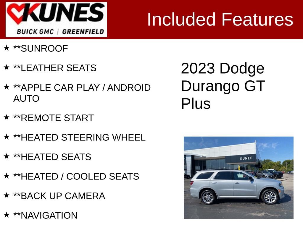 Used 2023 Dodge Durango GT image 2
