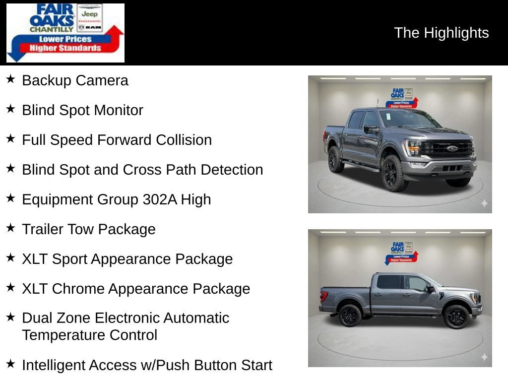 Used 2022 Ford F150 XLT w/ Equipment Group 302A High AWD/4WD image 2