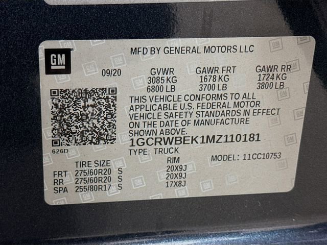 Used 2021 Chevrolet Silverado 1500 Custom image 29