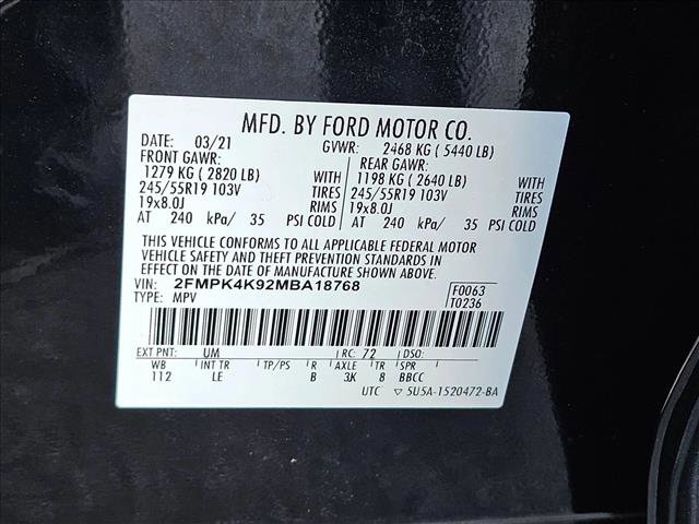 Used 2021 Ford Edge Titanium AWD/4WD image 23
