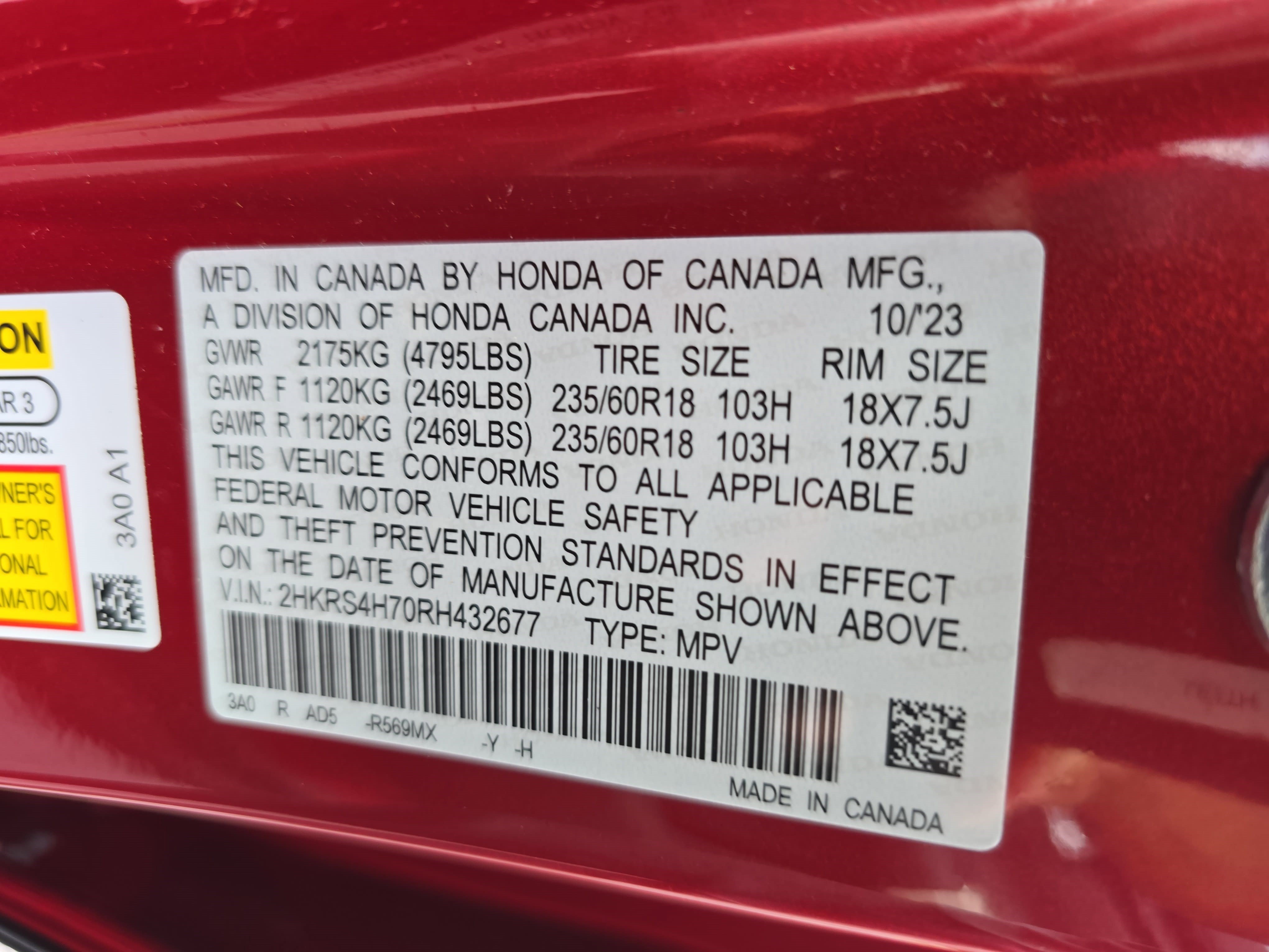 Certified 2024 Honda CR-V EX-L image 35