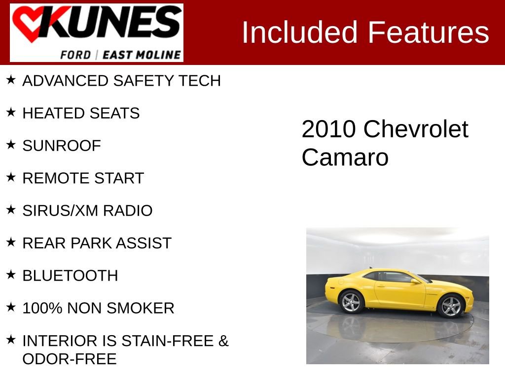 Used 2010 Chevrolet Camaro LT image 2