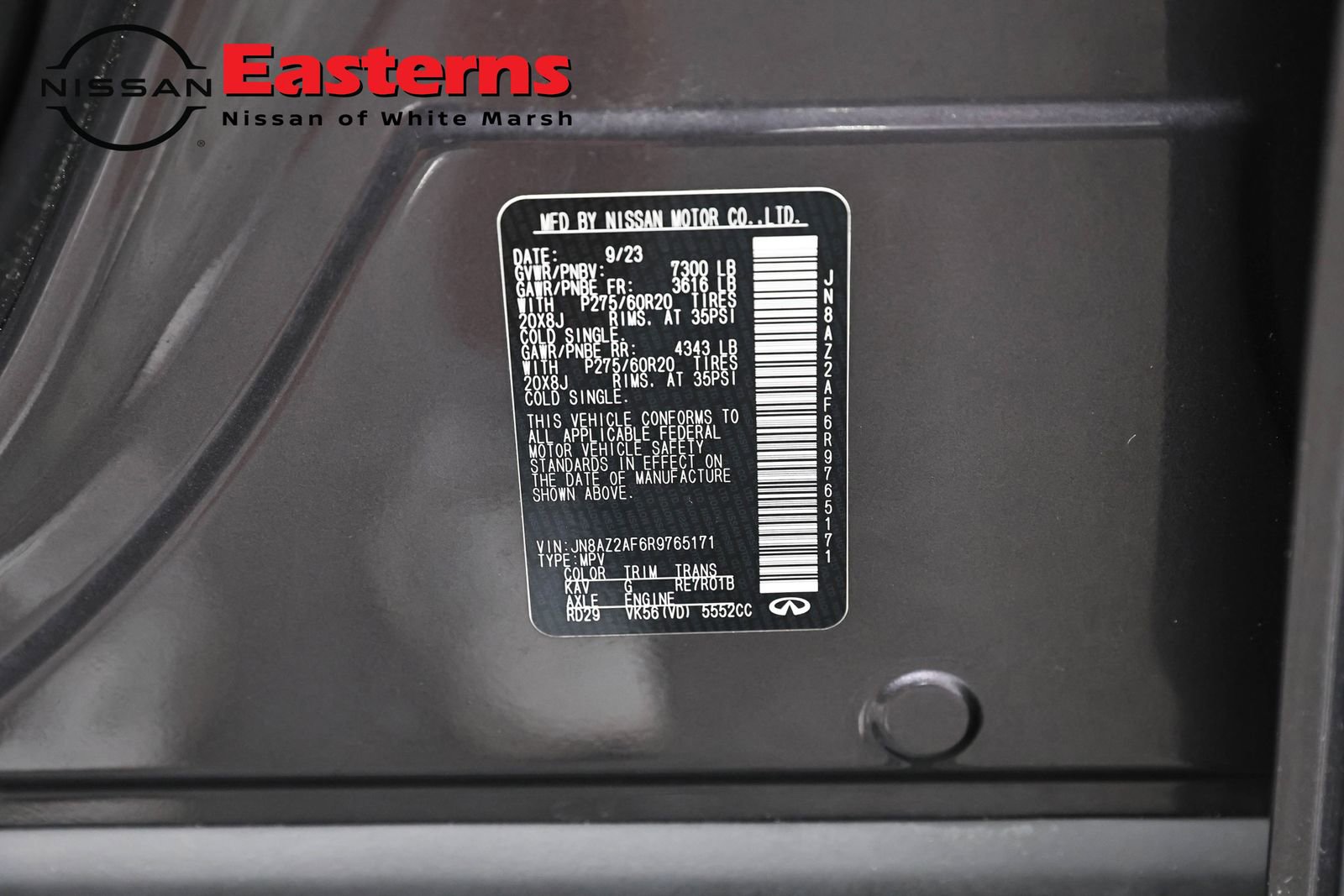Used 2024 INFINITI QX80 Luxe RWD image 41