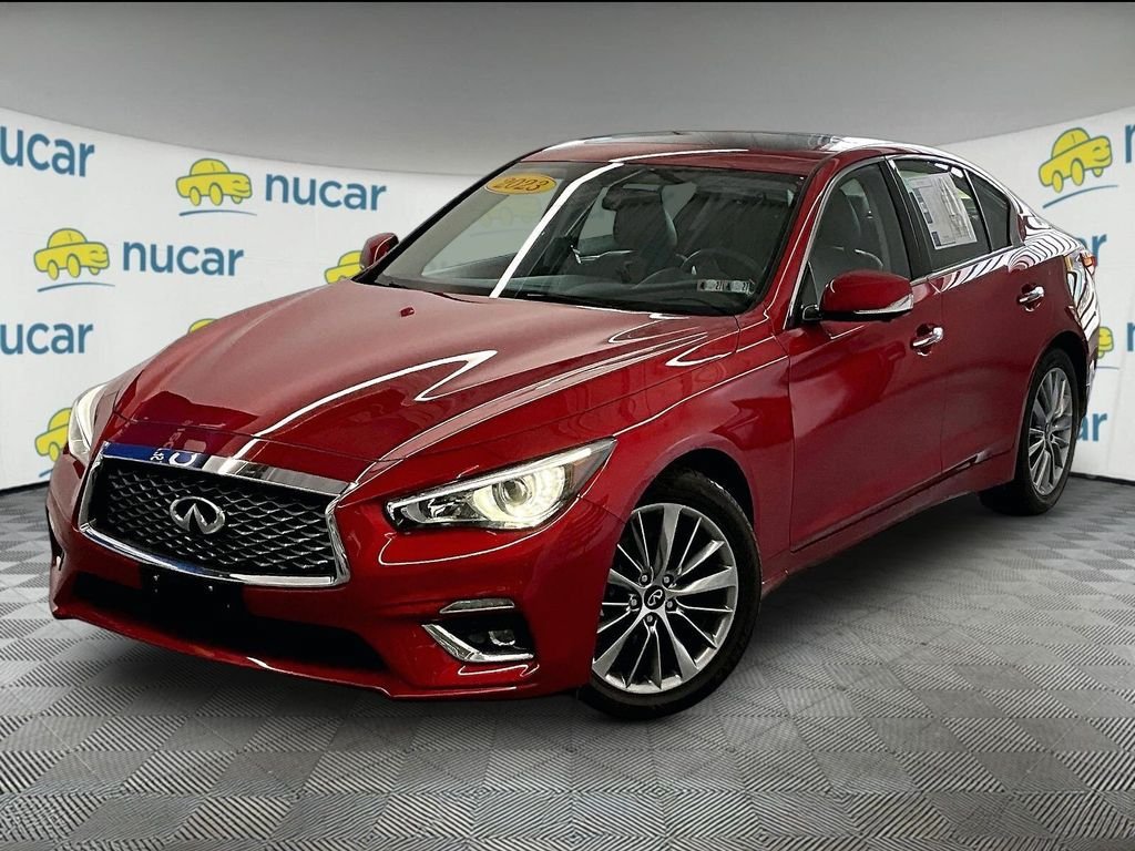 Used 2023 INFINITI Q50 Luxe w/ Cargo Package AWD/4WD image 3