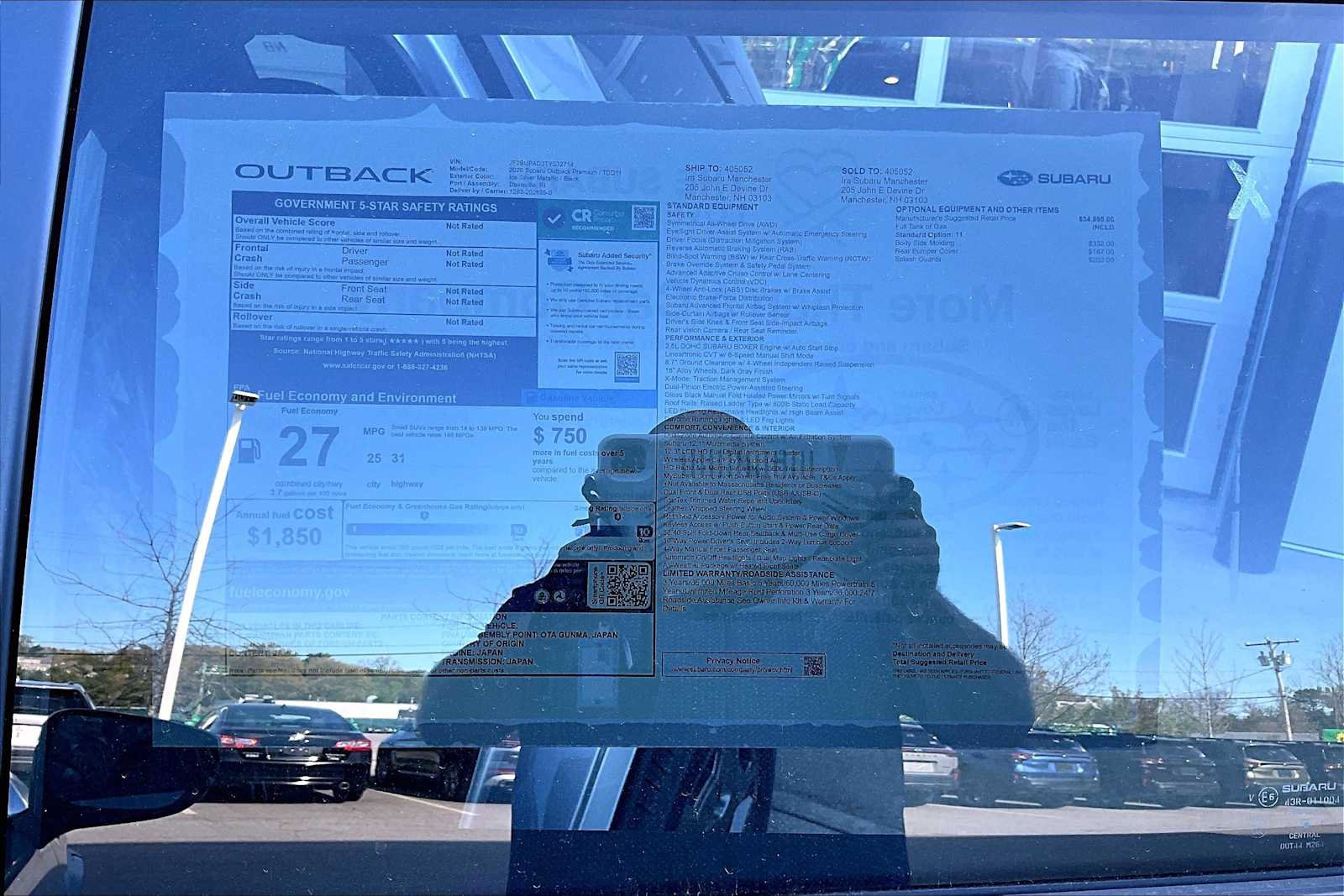 New 2026 Subaru Outback Premium AWD/4WD image 18