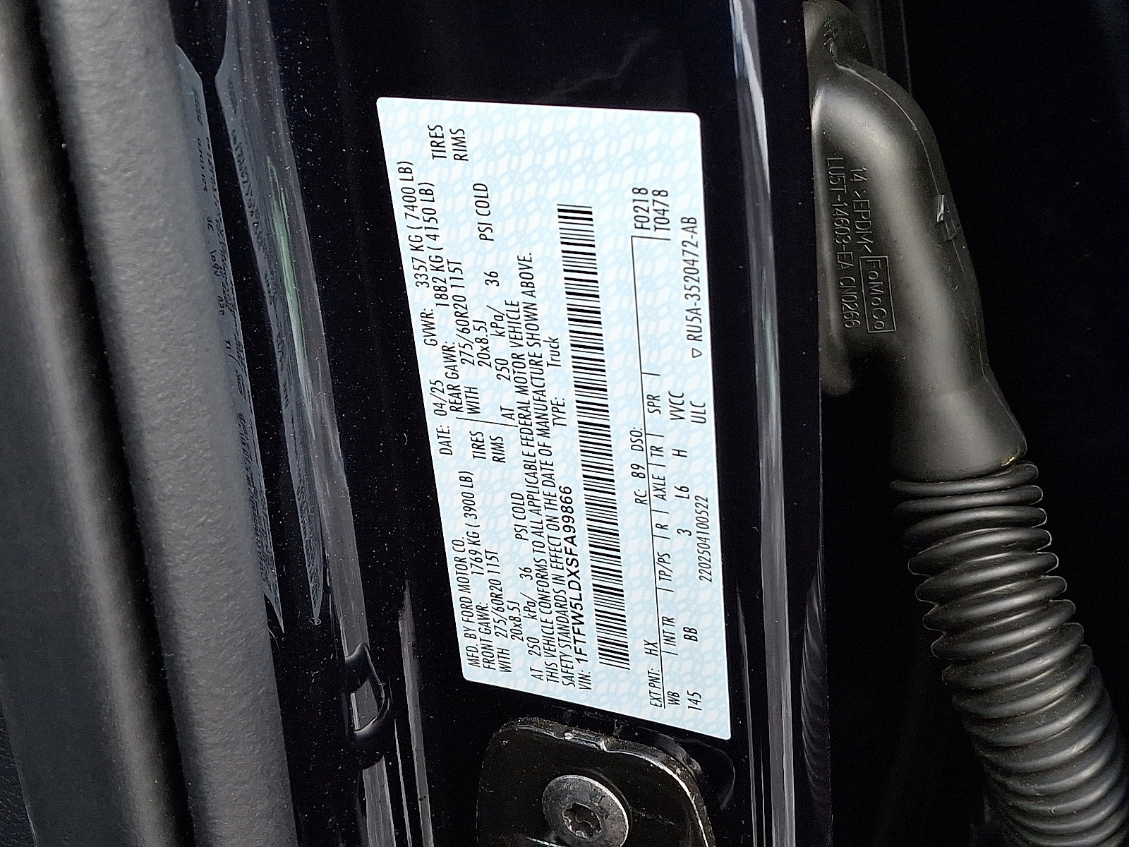 Certified 2025 Ford F150 Lariat w/ Equipment Group 501A Mid image 27