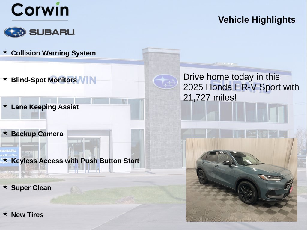 Used 2025 Honda HR-V Sport image 6